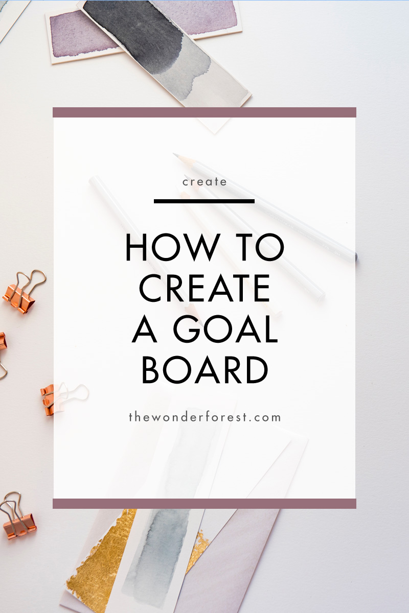 How to Create a Goal Board - Wonder Forest